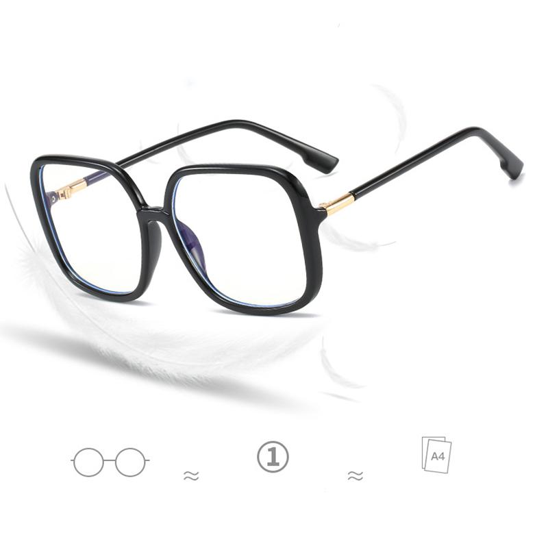 MAXJULI Oversized Square Blue Light Blocking Glasses Anti Ray Lens Protection Computer Eyewear 6030