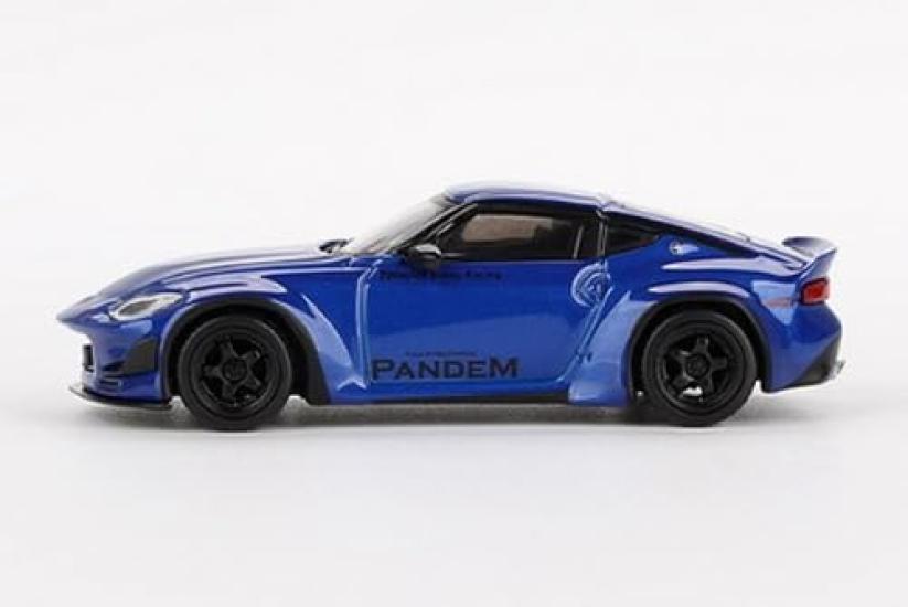 MINI GT x MiJo Exclusives Pandem Nissan Z Seiran Blue Finished Product 1/64 (Left-Hand Drive)