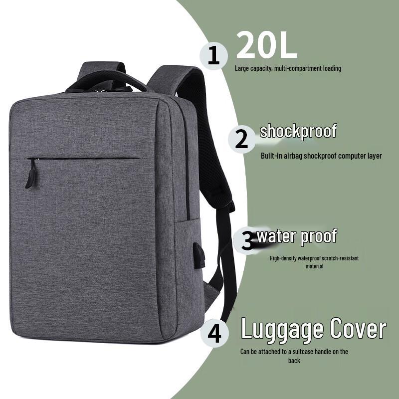 BRINCH Business Travel Laptop Backpack