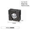 Zinc Alloy Kongming Puzzle Lock: Disentanglement Ring Educational Toy