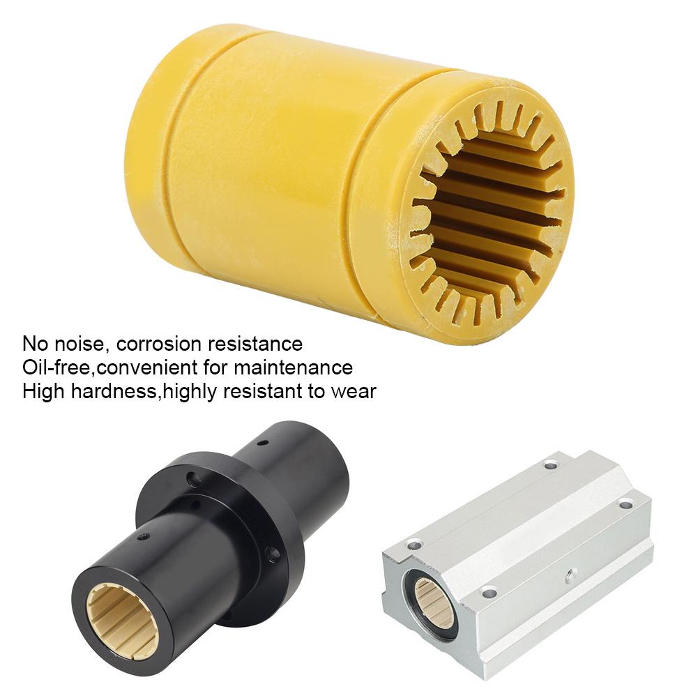 Engineering Plastic Linear Bearing Oil Free Noise Free All Plastic Bearing for Multiple Purpose(LM25 )