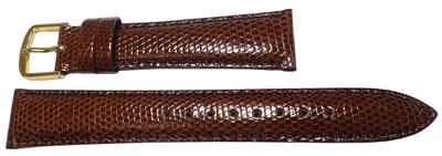 (Authentisch) Ersatzarmband, Echsenleder mit Naht, DX08 [Authentisches Japanisches Produkt] Für Herren- und Damenuhren