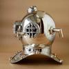45.72 cm Nautical Scuba Diving Helmet Mark V US Navy Deep Sea Diving Divers Helmet Chrome Plated Helmet Gift