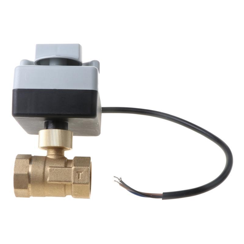 

AC 220V DN15 DN20 DN25 2 Way 3 Wires Electric Motorized Ball DN15