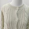 Autumn 2025 Korean Style Zhu Xudan Cable Knit Cardigan - Soft, Fashionable Sweater Top