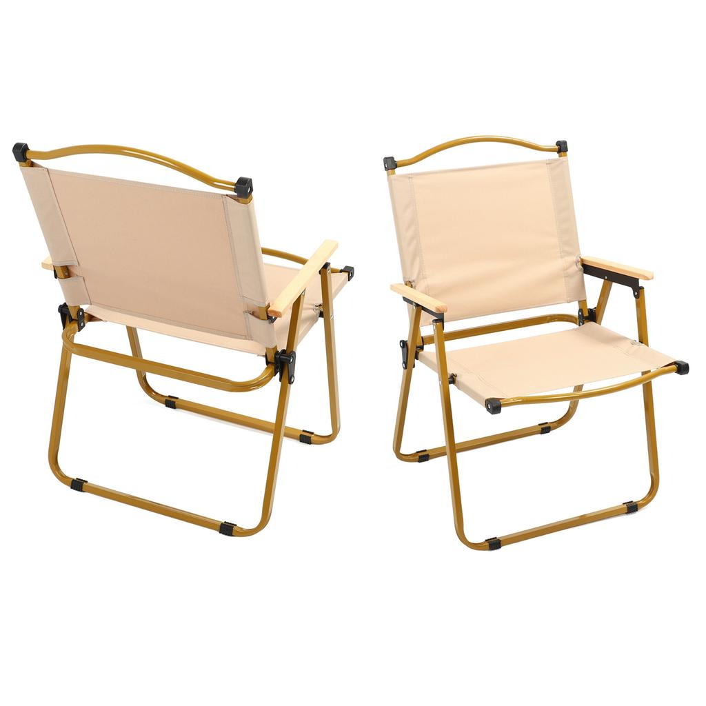 Folding Camping Chair Waterproof Oxford Fabric Light 330lb Load Bearing Foldable Chair for Fishing Picnic Beach