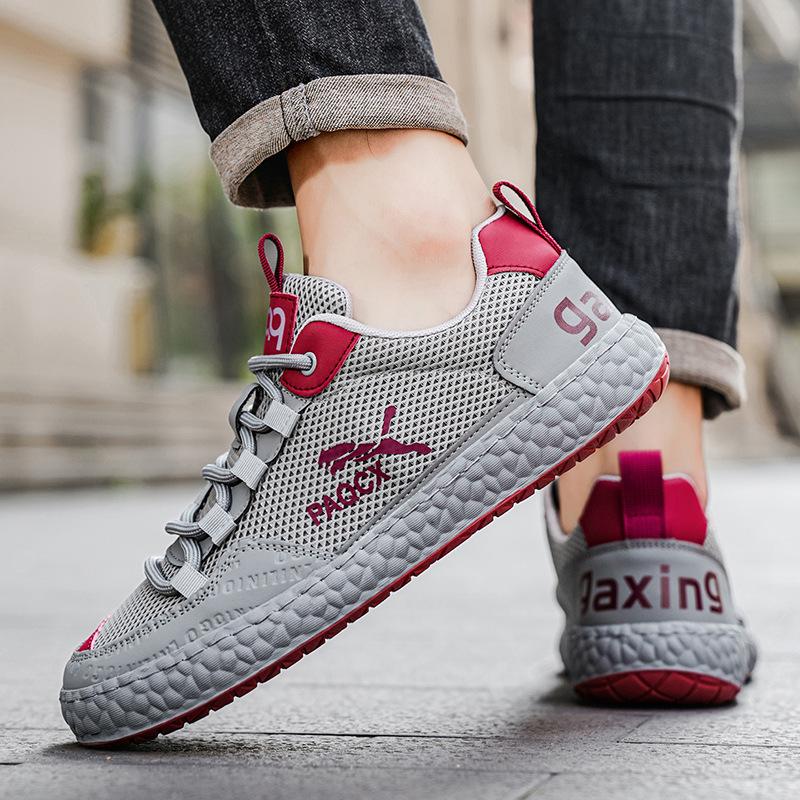 Sommer neue Mesh atmungsaktive Herrenschuhe Nischendesign Arbeits- Pendlerschuhe Outdoor Reise Sportschuhe