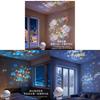 Ocean Snowflake Christmas Theme Led Rotation Projector Night Light For Childrens Sleep Room Decor