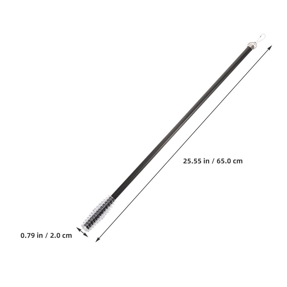 

Drapery Pull Rod Rust Resistant Curtain Pull Wand for Vertical Blinds Smooth Operation Strong Plastic Joint Long Reach чорний