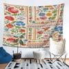 Tapiz Floral Boho Grande para Colgar en la Pared Decoración de Flores Bohemia Estampado de Arte en Tela para Sala de Estar Dormitorio Decoración de Pared Estética Hogar