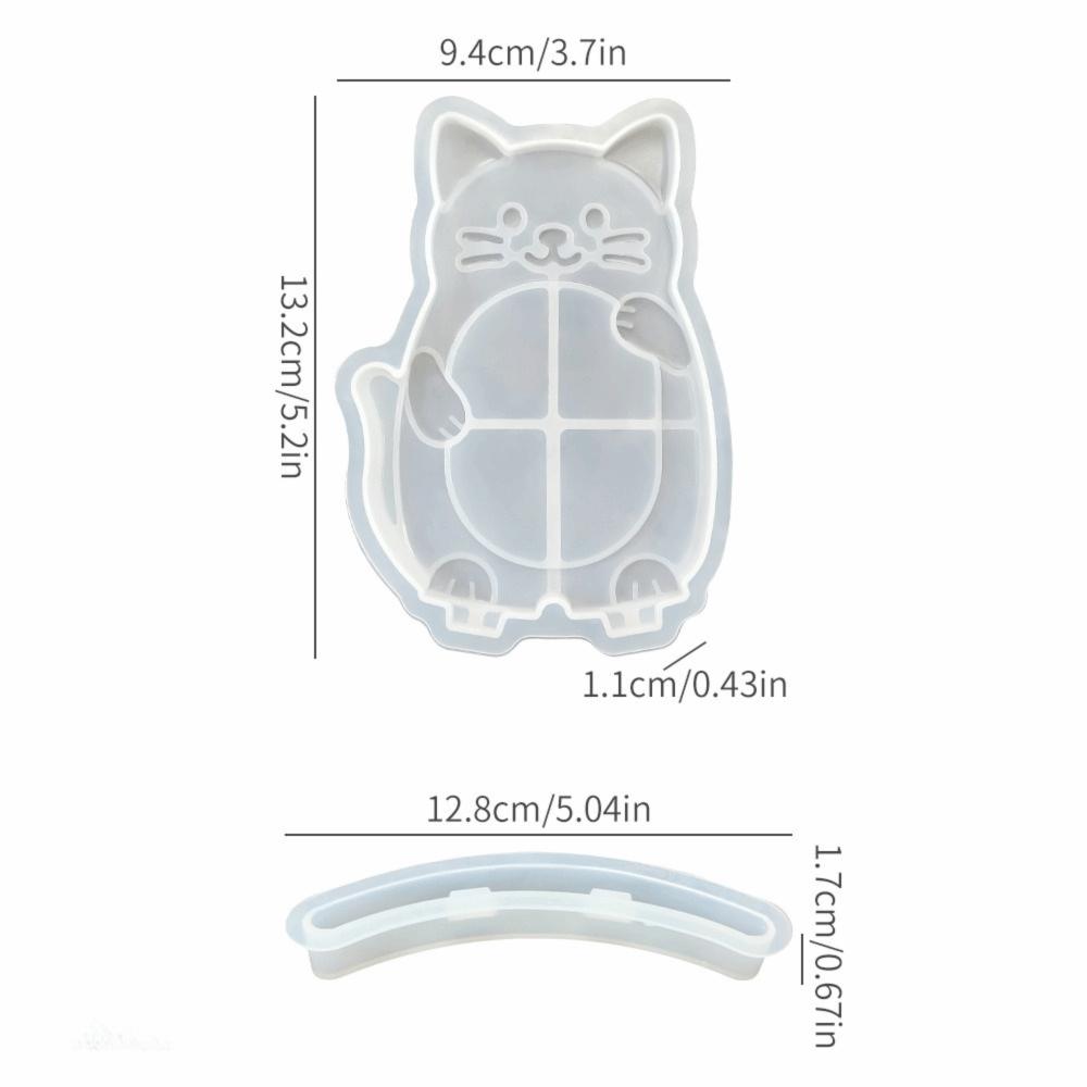 Silicone Cartoon Animal Photo Frame Mold Animal Shape DIY Craft DIY Picture Frame Mold Photo Frame Design Desktop Ornament