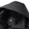 Bosideng Men's Long Hooded Down Jacket