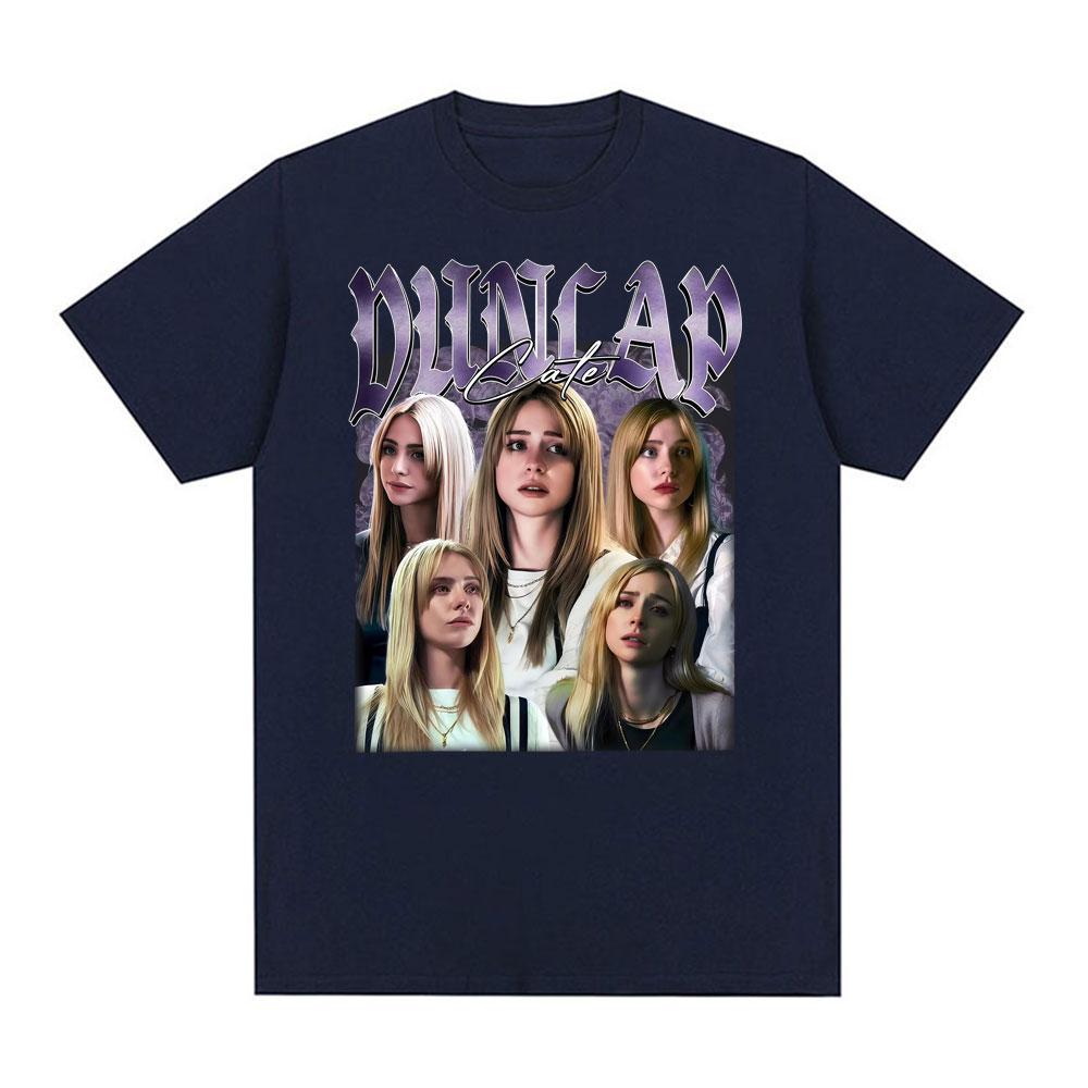 Cate Dunlap Retro 90s Style Graphic Tshirt for Unisex and Women Harajuku Trendy Aesthetic Summer Print 100 Pure Cotton Tshirt