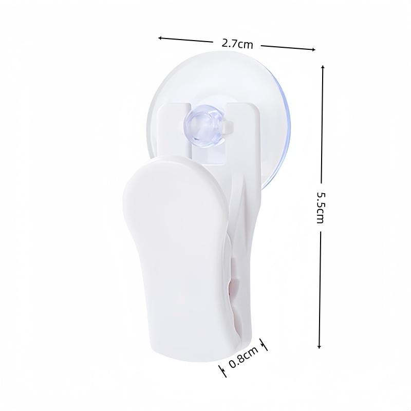 Multi Functional Suction Cup Clamp Hook. Toothpaste Towel Glove Clip. Rotating Suction Cup for Multi Angle Use. Car Accessories