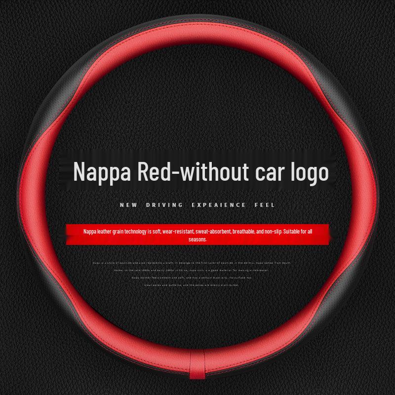 Custom Steering Wheel Cover for BYD Han EV, Song PLUS, Tang DMI, Yuan Pro, Dolphin, and Han DMi.