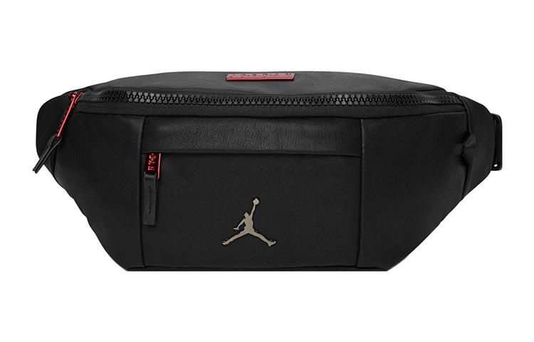 Jordan Polyester Crossbody Bag, Fanny Pack Regular Unisex Black HA5507-010