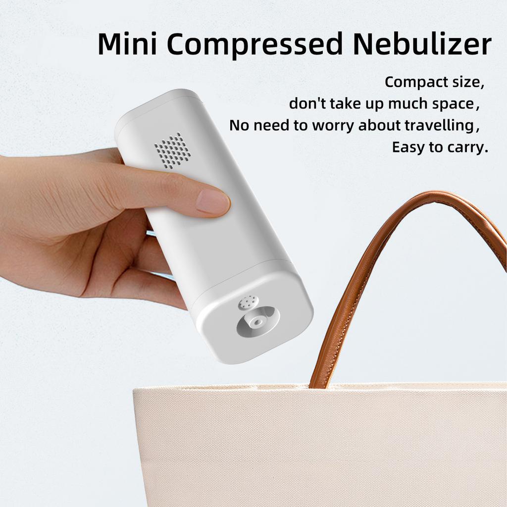Medical Silent Ultrasonic Nebulizer Automizer Handheld Respirator Portable Asthma Humidifier for Kids Children Adult Health Care