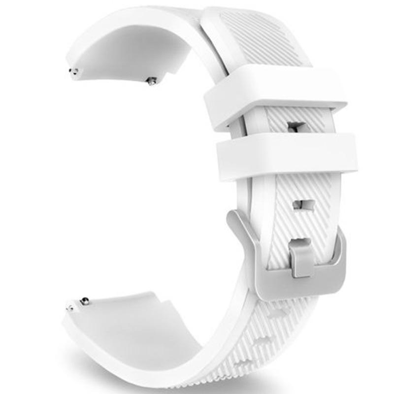 Quick Release Silicone Replacement Strap Wrist Watch Band with Stainless Metal Clasp for Samsung Gear S3