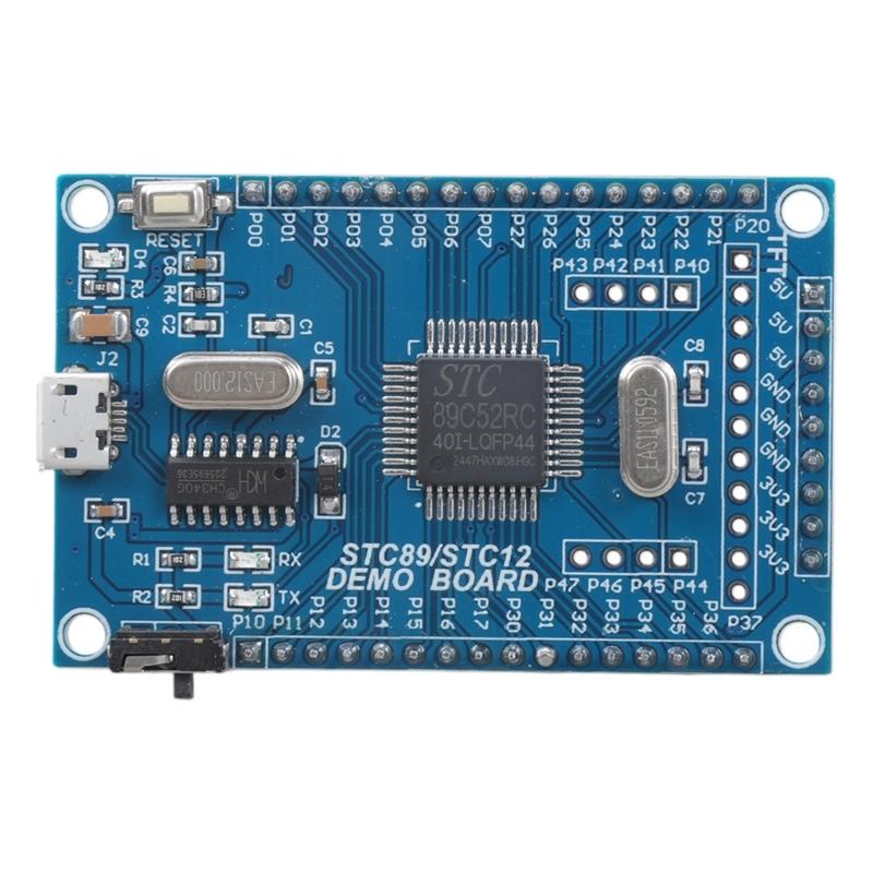 

Pre Soldered STC89C52 STC51 Cores Development Board with Rich Expansion Interfaces for Flexible Peripherals Connection 1