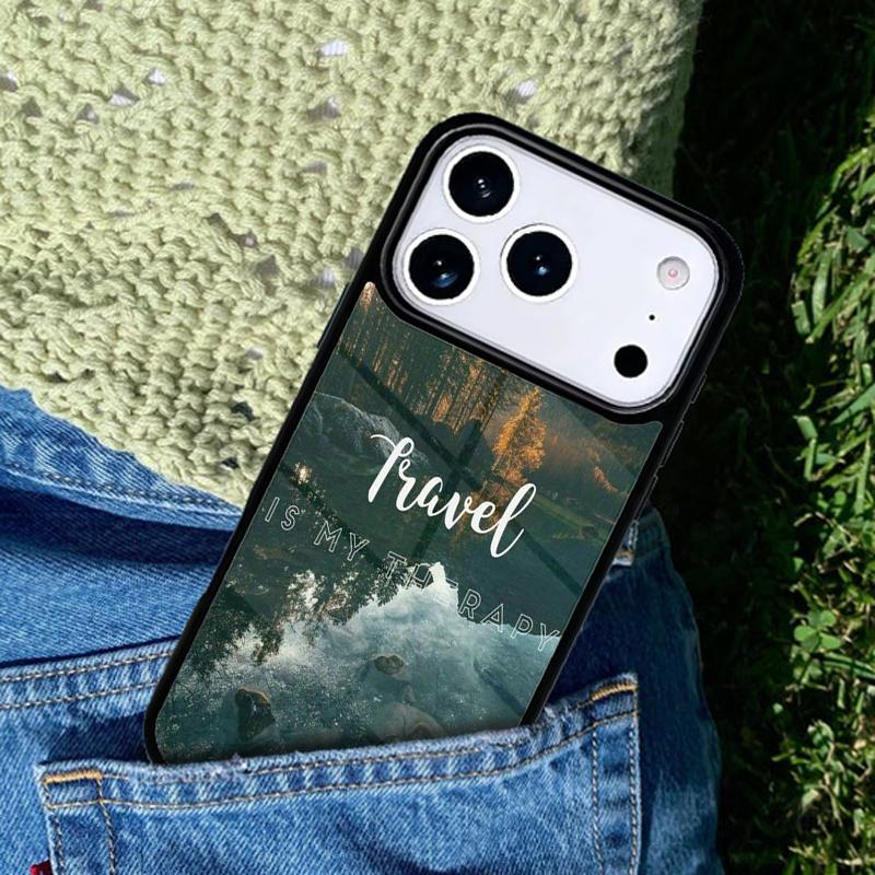 Travel inspiration soft Phone Case For iPhone 17 AIR 16 Pro Max 15 14 Pro 11 12 13 Shockproof Silicone Cover