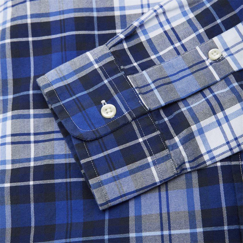 Polo Ralph Lauren Ss24 Plaid Pony Logo Embroidered Long Sleeve Oxford Shirt Men Shirts Blue MNPOWOV16820313-999