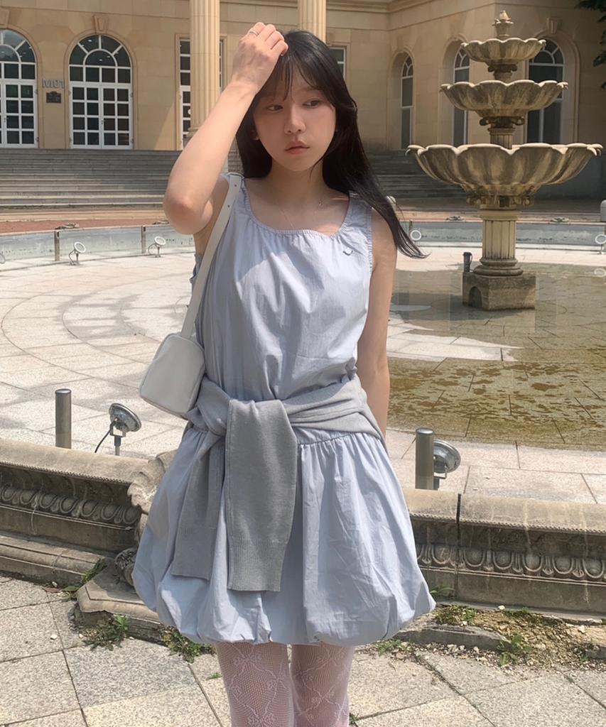 TMAKER Balloon Mini Dress Sk
