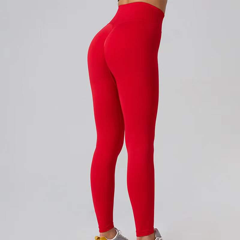 Women's Seamless High Waist Butt Lift Peach Yoga Pants - Quick Dry, Tight, Elastic Fitness & Running Leggings