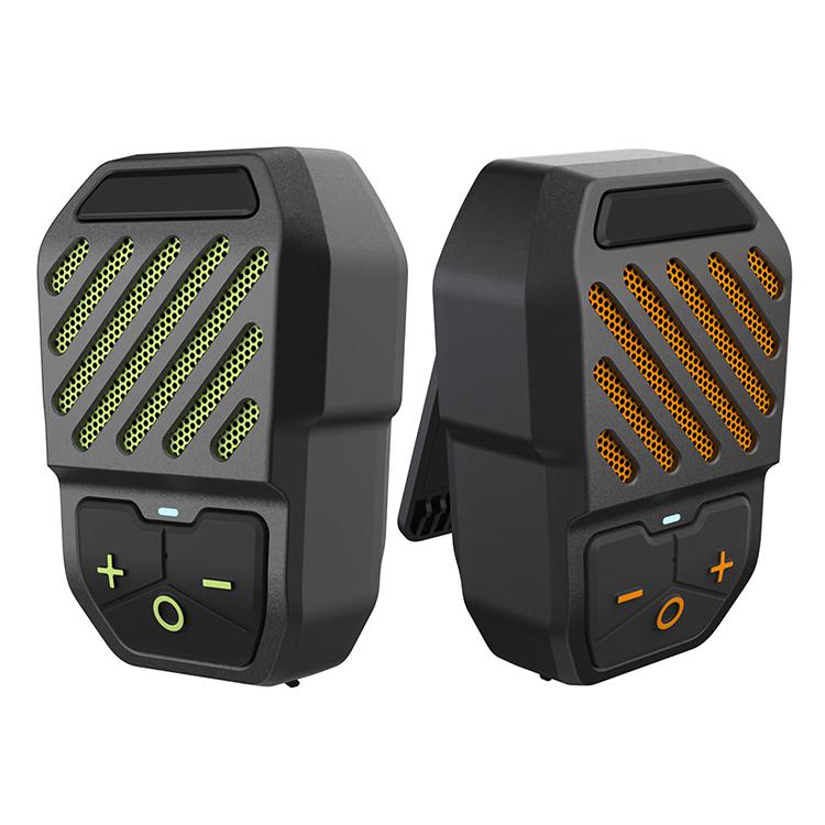 Clip-On Portable Speaker IPX5 Waterproof Wireless BT Microphone Speaker USB-C Charging Sports Lavalier Speaker for Sports Work