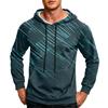 Herren-Hoodie in Farbe, lockere Passform, mit Tasche und Kordelzug