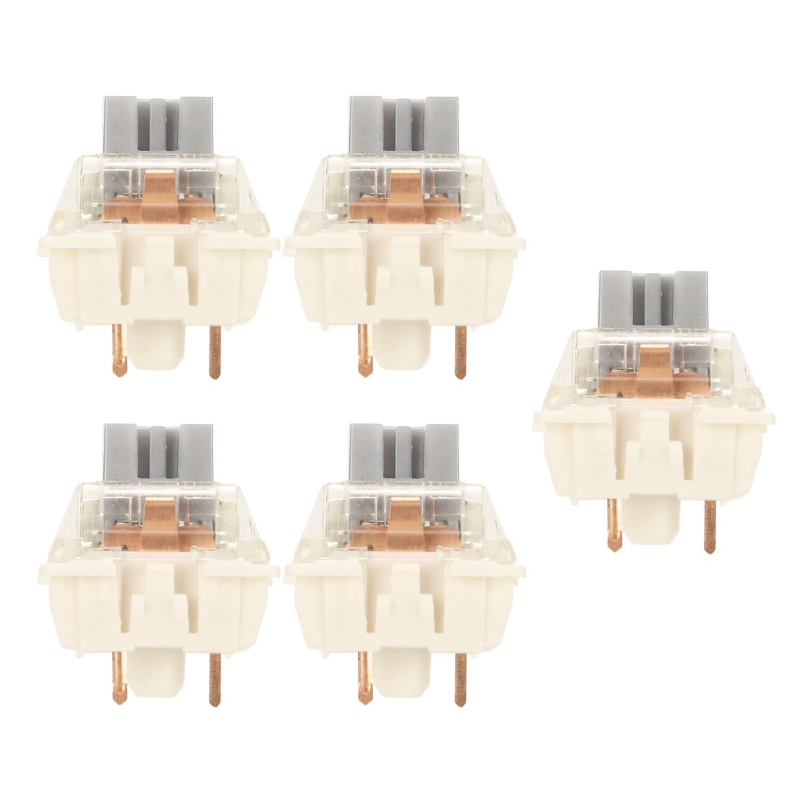 

45 шт. Механические переключатели для клавиатуры Водонепроницаемая подсветка Бесшумные линейные механические переключатели Набор