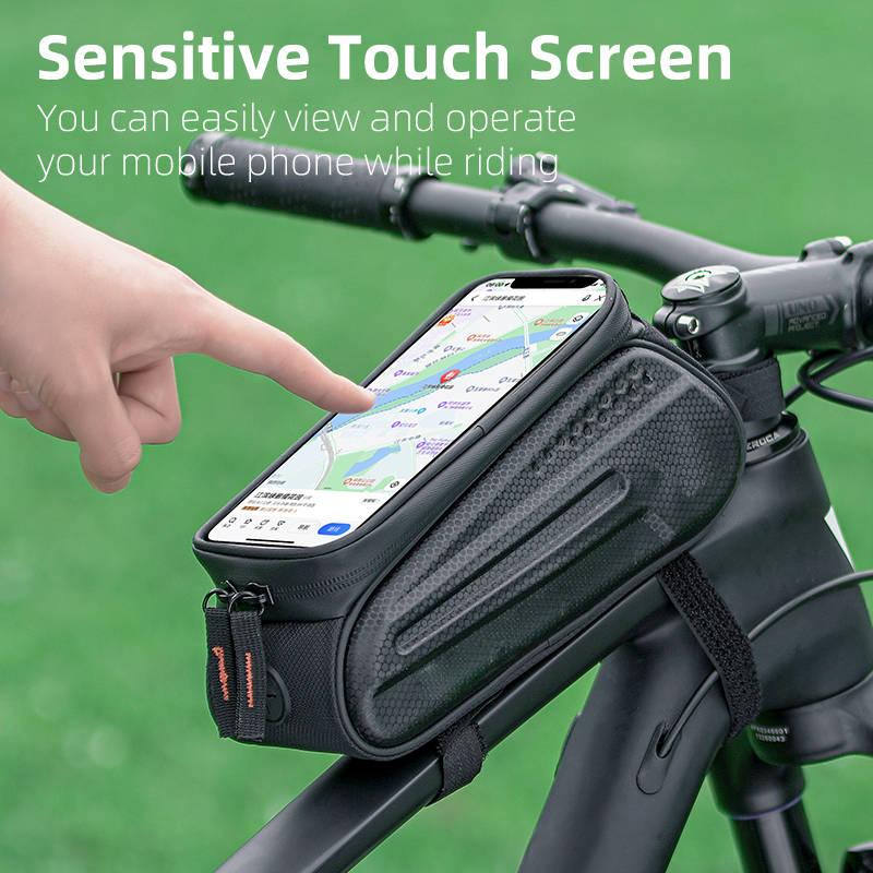 Fahrradsatteltasche, Fahrrad-Aufbewahrungstasche, Rahmen-Vorderrohr-Aufbewahrungstasche, wasserdichte Tasche, Mountainbike-Aufbewahrungsbox, Fahrradzubehör