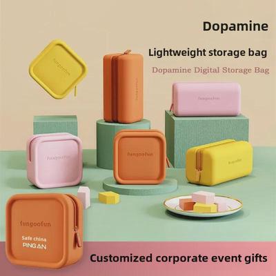 Portable Cosmetic Bag - Trendy Travel Storage, Perfect Gift, Customizable Dopamine Design