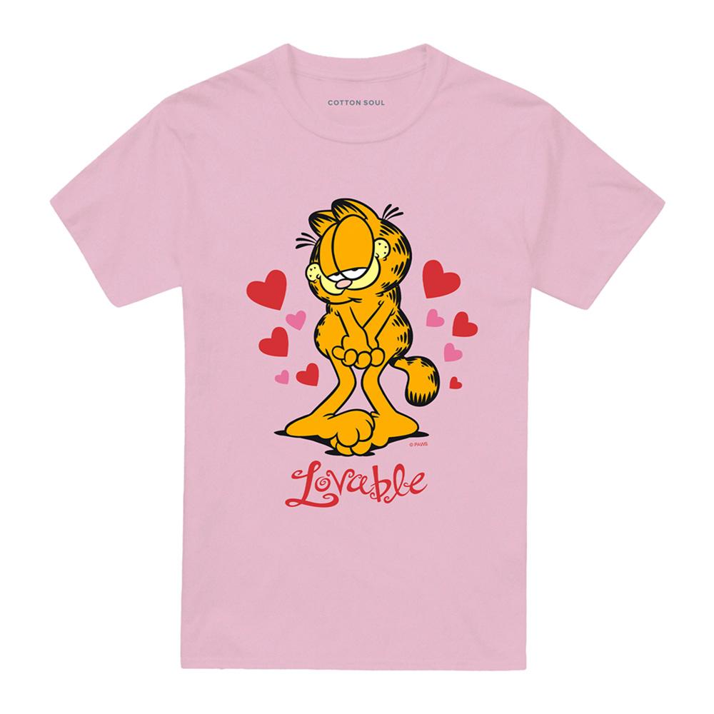 Garfield Unisex Adult Lovable T-Shirt