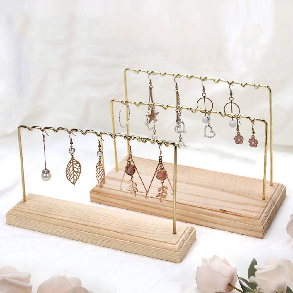 Large Capacity Earring Organizer Stand Anti-slip Jewelry Storage Rack Jewelry Display Holder  Rings