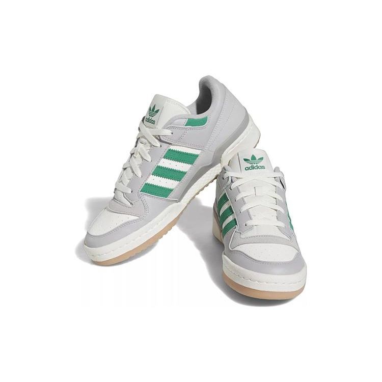 Adidas Forum Low Grey Court Green Unisex Sneakers Grey-Two Off-White FZ6274