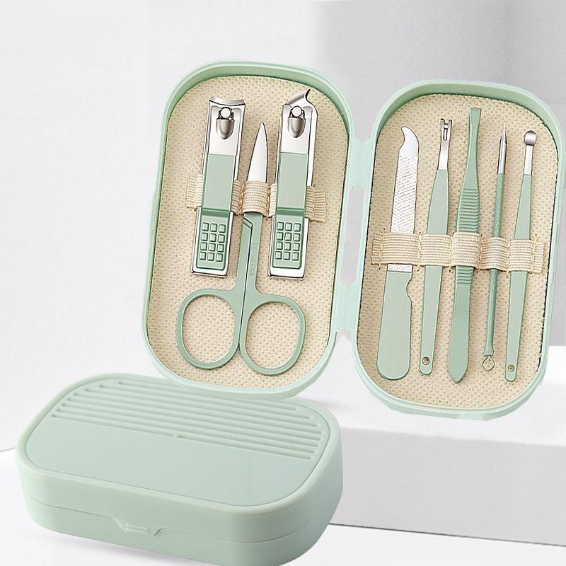 8-Piece Nail Clipper & 14-Piece Manicure Set with Foot Care Storage Box