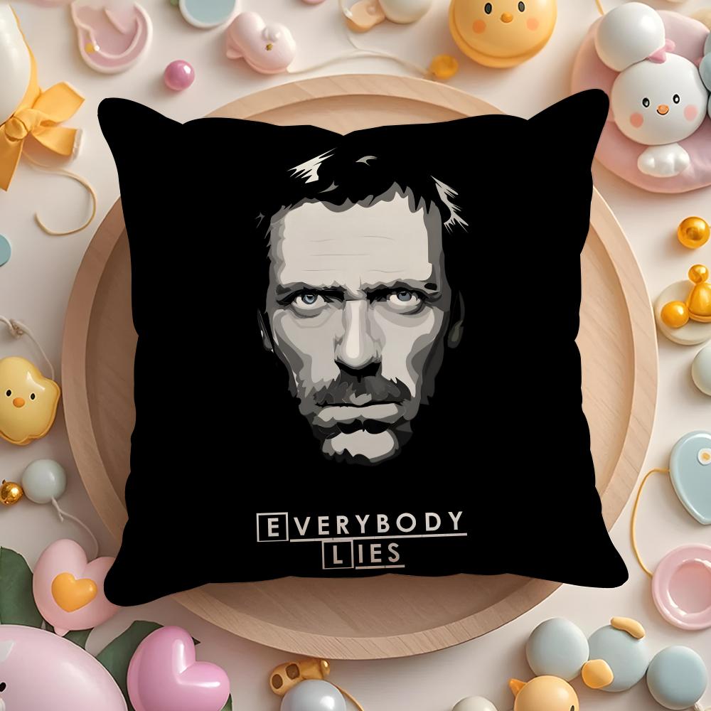 Dr H-House Cushion Cover Home & Car Multi-Scene Pillow Cover - Reversible, Soft & Durable for Daily Use