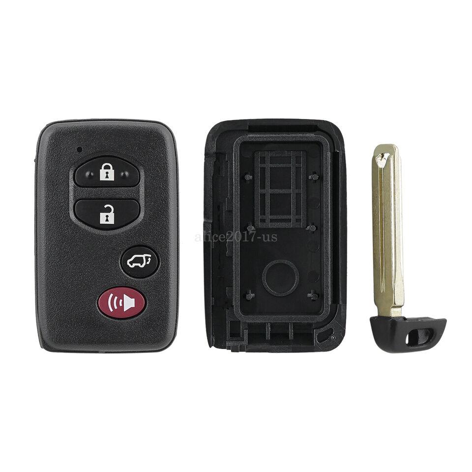 Smart Remote Key Fob Shell Case 4 button for TOYOTA VENZA