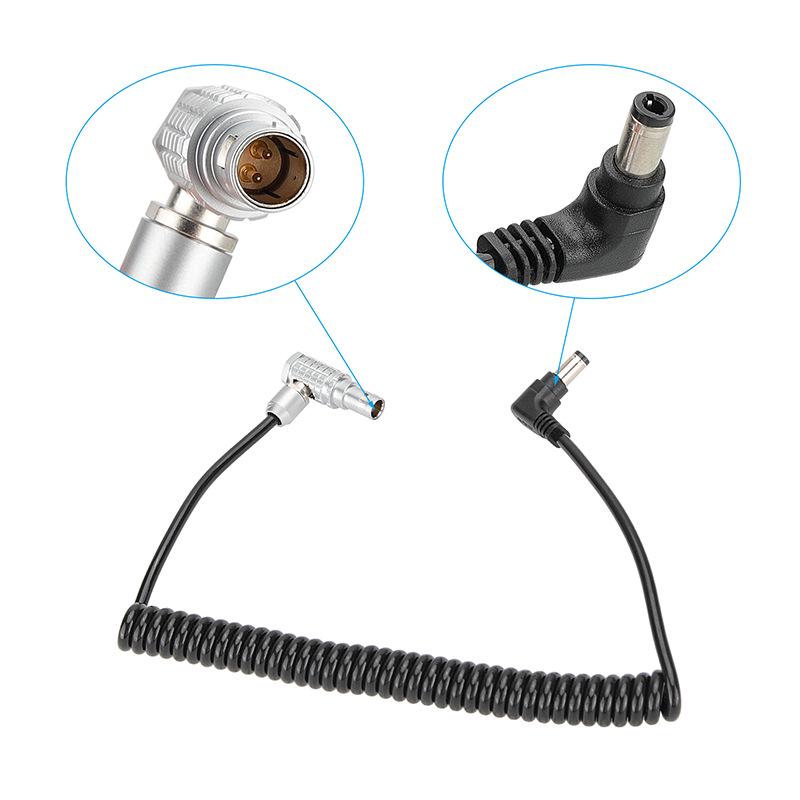 HDRIG 2-Pin to DC2.5 Power Cable for Small Monitor/Weigu Video Transmission Accessory 2344
