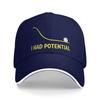 I Had Potential Casual Baseball Cap  Outdoor Sport Hip Hop Hats Summer Hot Sale Couple Women Y2k Cute Snapback Cap