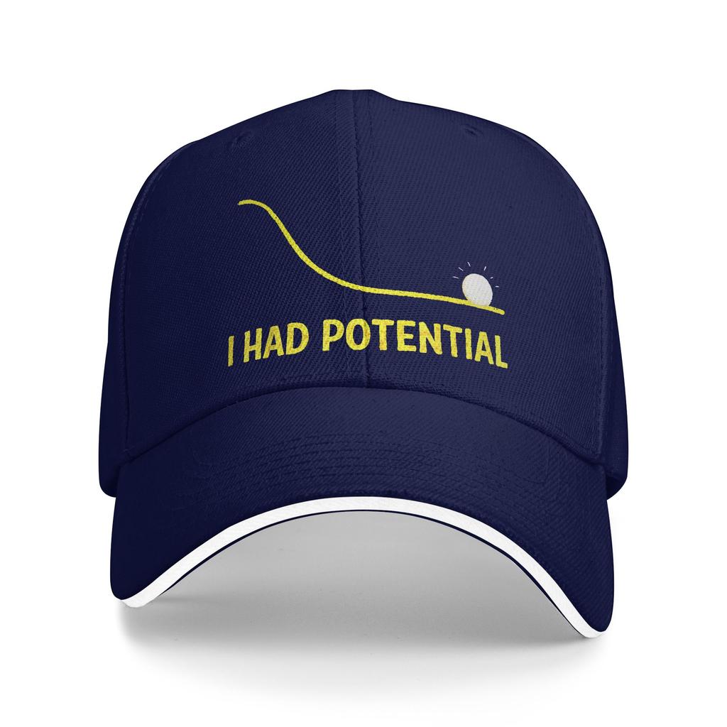 I Had Potential Casual Baseball Cap Outdoor Sport Hip Hop Hats Summer Hot Sale Couple Women Y2k Cute Snapback Cap