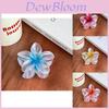 Stylish Gradient Color Egg Flower Hair Claw Clip For Elegant Ponytails And Upswept Styles