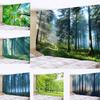 Frumoasă pădure naturală imprimată tapiserie mare de perete ieftină hippie agățată tapiserii de perete boeme decor mandala de perete