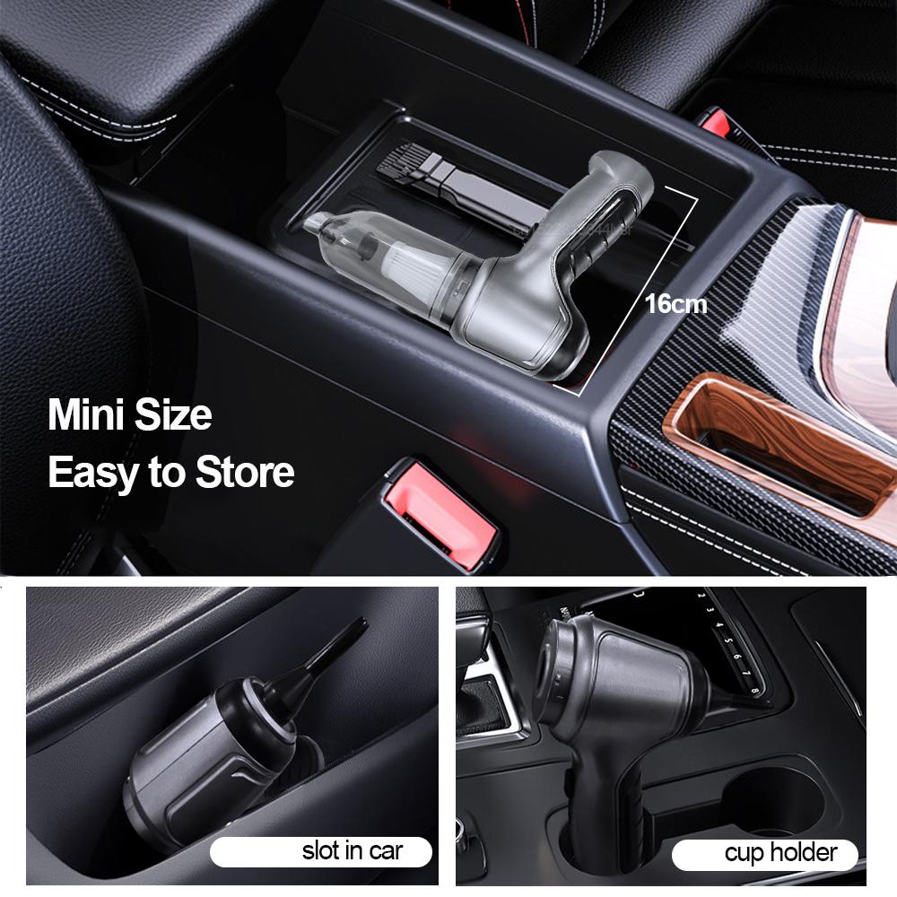 Car Vacuum Cleaner Wireless Portable Vacuum Cleaner 95000PA High Power 2 In 1 Mini Handheld Vacuum Cleaner Blower for Car Home