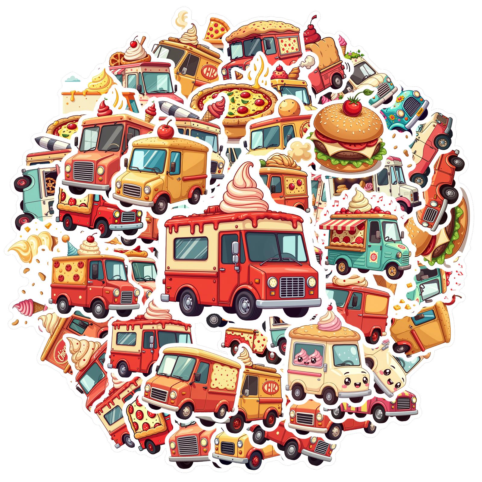 35pcs-100pcs Cartoon Stickers Cute Stationery Stickers Stickers For Suitcase Fridge Phone Luggage Laptop Guitar Car