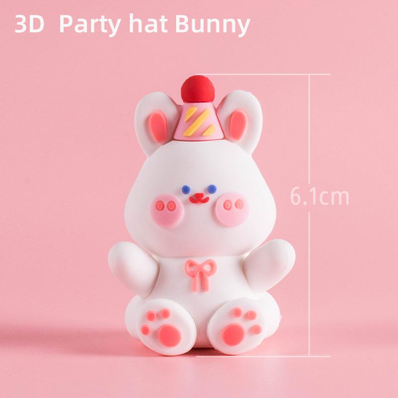 3D Zvířátka Topper na dort Korejský styl Malé zvíře Tygr Lev Oslava miminka 1. narozeniny Chlapec Dívka Roky Starý Party Dekorace na dort