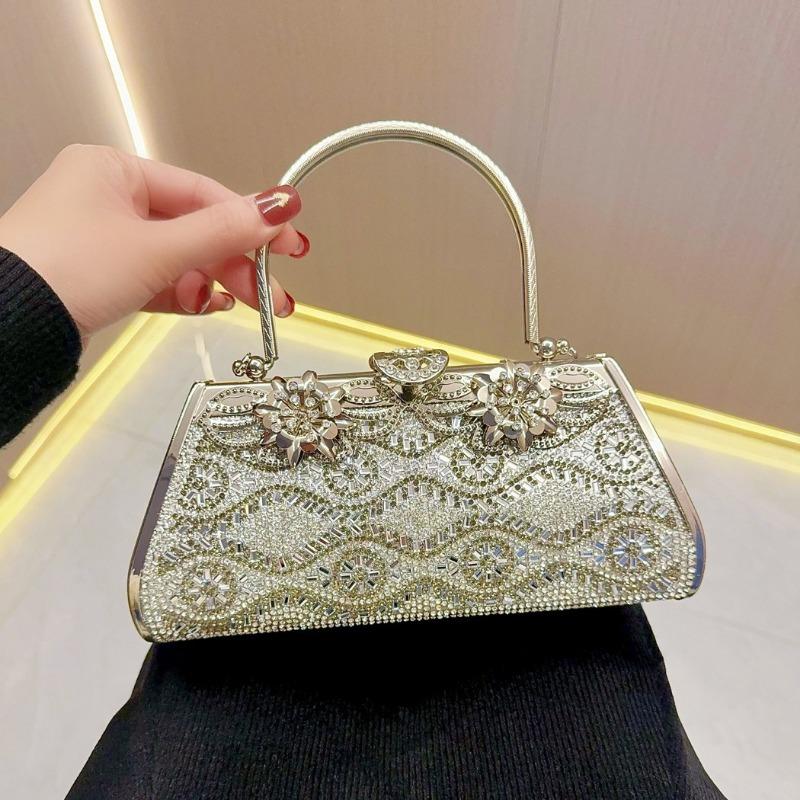 Retro Small Bag Fashionable Banquet Evening Handbag Diagonal Dinner Bag