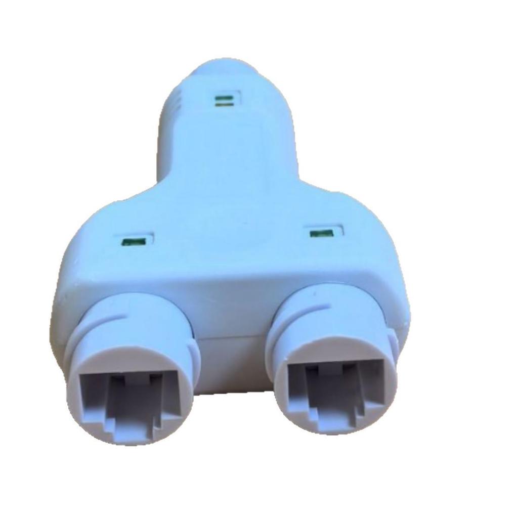 Waterproof Gigabit 1-to-2 National Standard PoE Repeater with Dual Outputs