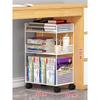 3-Tier Rolling Under-Desk Storage Cart