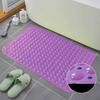 PVC Non-Slip Bath Mat with Suction Cups Shower Bathtub Mat Anti-Fatigue Bathroom Floor Mat Massage Foot Pad